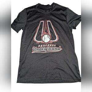 Free Add On Underground Black Baseball Tee